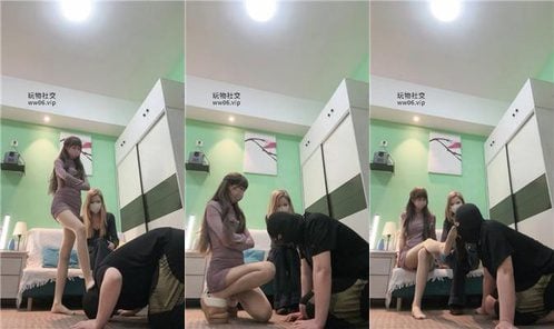 Yiwei | Double S-Sisters play with stepfather with stinky feet dual perspective version bf50312