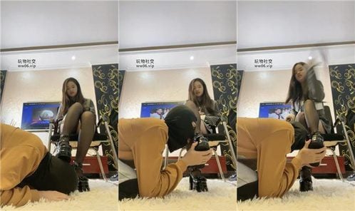 珈怡 | 强制滴蜡虐乳 皮鞋黑丝踩虐