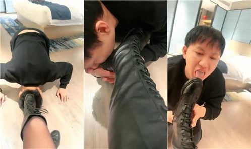 小原妈妈 | 骑马 黑丝脚深喉 舔脏长靴