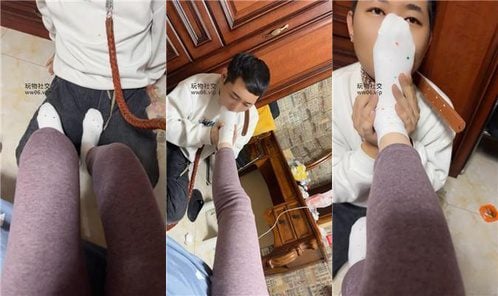 艾斯 | 沉浸式 原味白袜玉足恋足狂舔