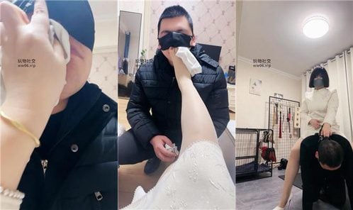 可馨 | 抓住偷原味贼 白袜塞嘴囚禁狗笼