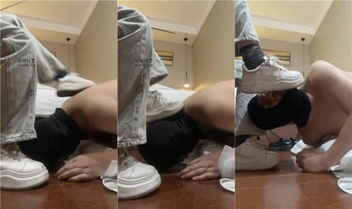 白兔 | 跪舔小白鞋棉袜 赏赐圣水 踩踏