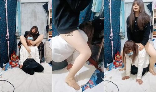 伪娘和人妻 | 蓬头垢面的狗狂舔酸臭脚 JS250117-44