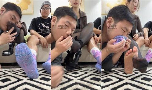 jenn | 情侣主-沉浸式舔臭脚丫 双视角版 JS250118-34