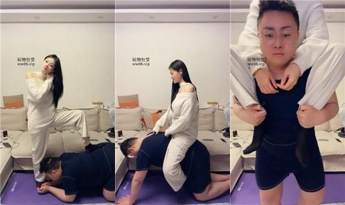 埋汰 | 原味黑棉袜玩虐废物家奴