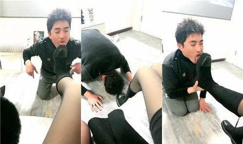 刘二狗 | 双S 舔陪看小妹妹的脏鞋