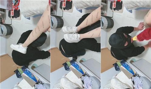Rourou | 汚れた白い靴のインソールが具現化