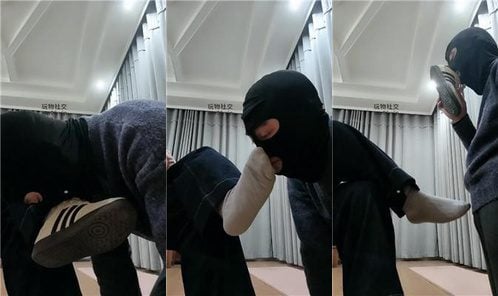 拽拽 | 脏鞋原味棉袜虐家奴 JS250214-18