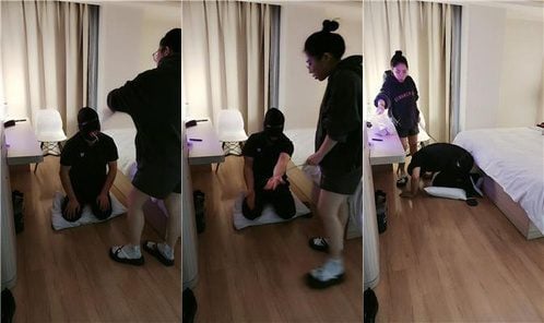 蓓蓓 | 下跪求主人鞭打 JS250215-19
