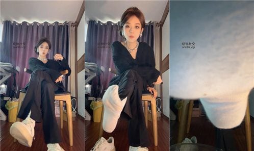 Unknown | Super heavy mouth white socks humiliation 250127-5