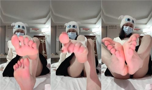 Nanami | Light countdown flexible pink jade feet 250212-9