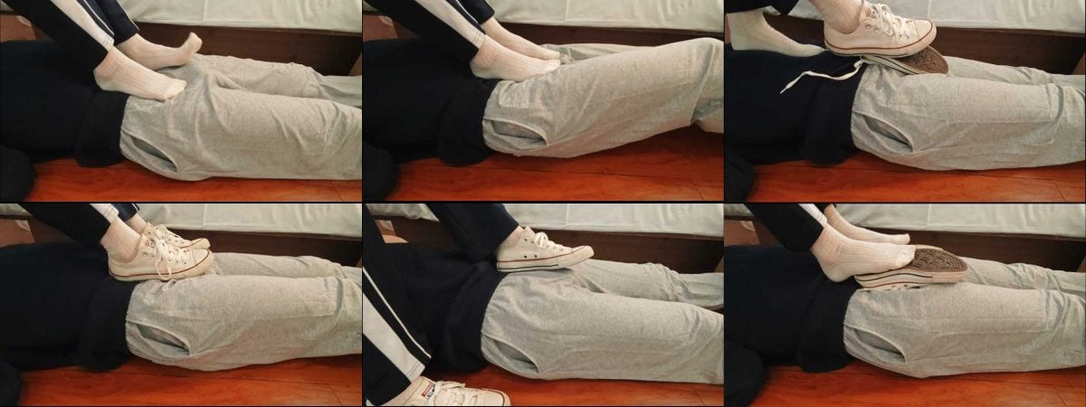 静琪 | 帆布鞋白袜踩裆 YC 250711 7-视频截图