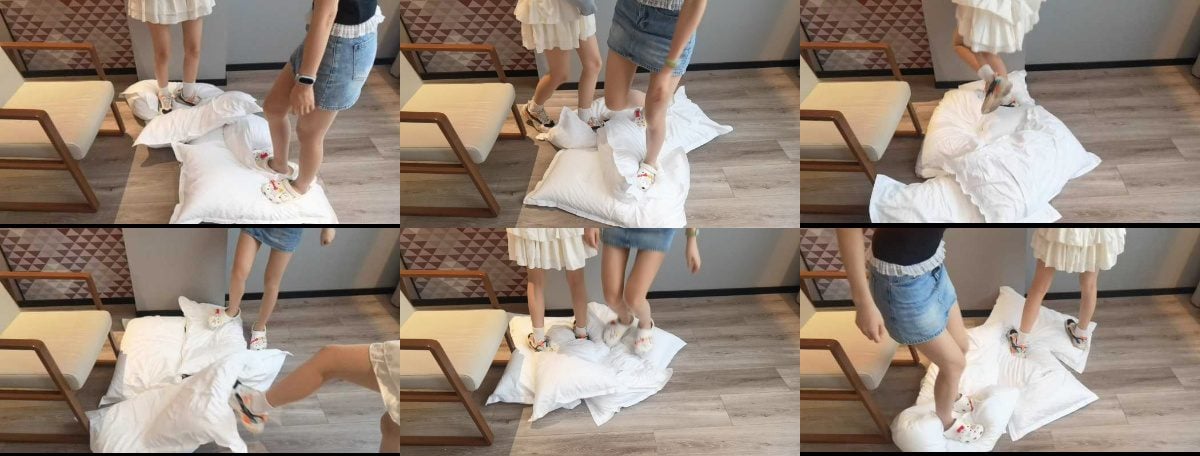 双女高原脏鞋踩枕头 YC 250713 4-视频截图