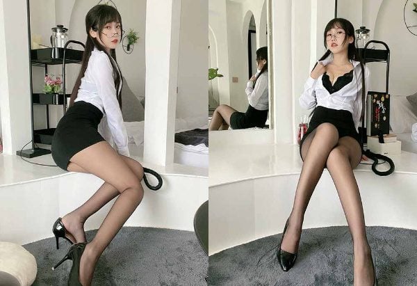美图精选 | 2068 不呆猫 黑丝包臀OL 带视频
