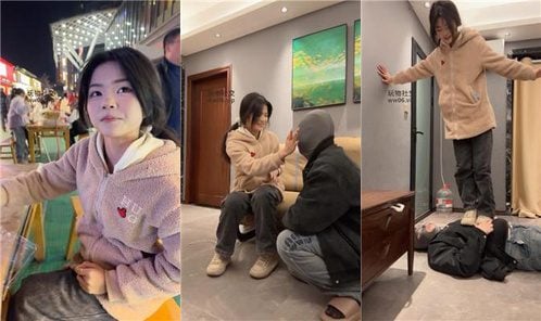 素人挖掘机 | 素人S休闲鞋棉袜踩虐 bf50126