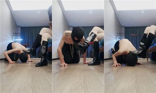 米小糖 | 长靴白袜臭脚丫踩虐 bf50547