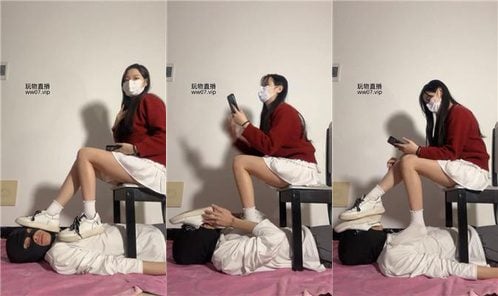 甜恬 | 桌底视角-休闲鞋白棉袜气味辱 bf50651
