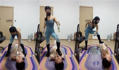 南月女神 | 保鲜膜全包-圣水狂滋/长靴棉袜踩踏 bf50735