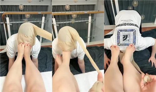 小怪兽 | 玉足美腿物化脚垫奴 中 JS250207-14