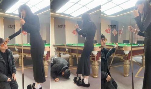 女生也能很暴力 | 台球助教S的惩罚 JS250216-10