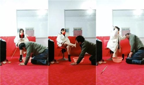 沐颜 | 狗继父伺候我沐足 双视角版 JS250216-12