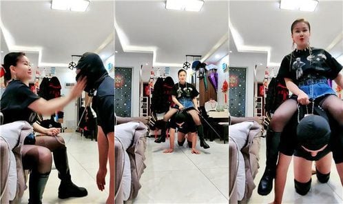 英皇 | 抽耳光/狗链骑马遛狗 JS250218-15