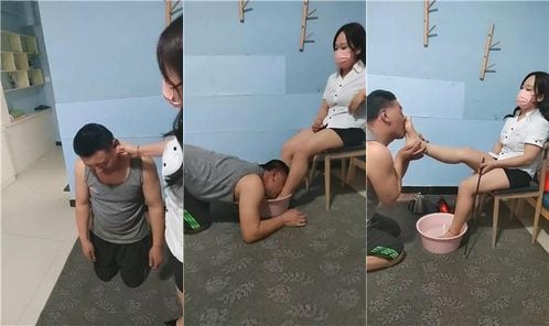 沐颜 | 猥琐家奴伺候主人沐足 JS250219-11