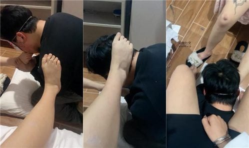 小凤梨 | 姐妹花玩虐废物绿帽 双视角版 JS250219-33