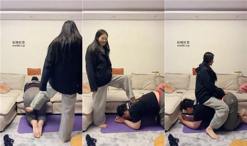 埋汰 | 健身女教练惩罚猥琐学员 JS250220-2