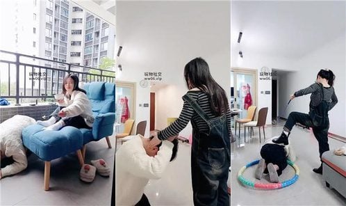 南月女神 | 短靴白袜S-阳台下跪伺候 JS250221-38