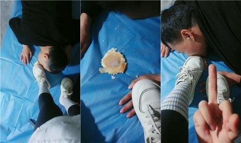 娜S | 小白鞋棉袜踩踏喂食 JS250222-10