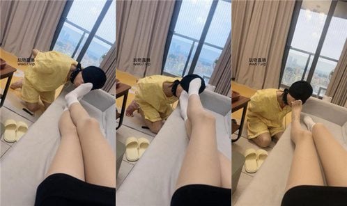 婉心 | 囚禁狗笼/反绑跪舔白袜 JS250224-32