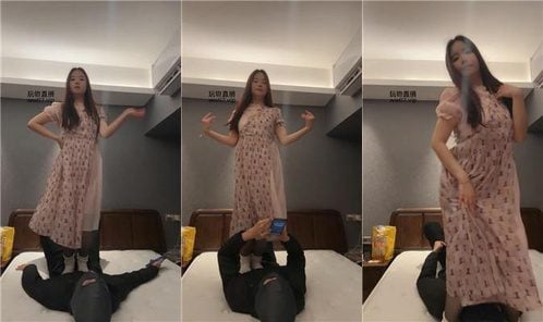 猴歌 | 素人舞蹈女神的脚下奴 JS250225-15