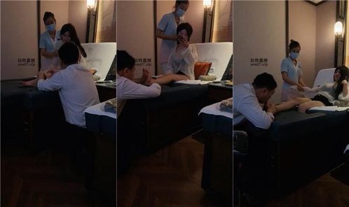 南京小小 | 高级会所当着技师的面调奴 双视角版 JS250225-9