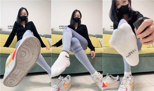 小妮 | 瑜伽裤臀炸棉袜香水控 250215-6