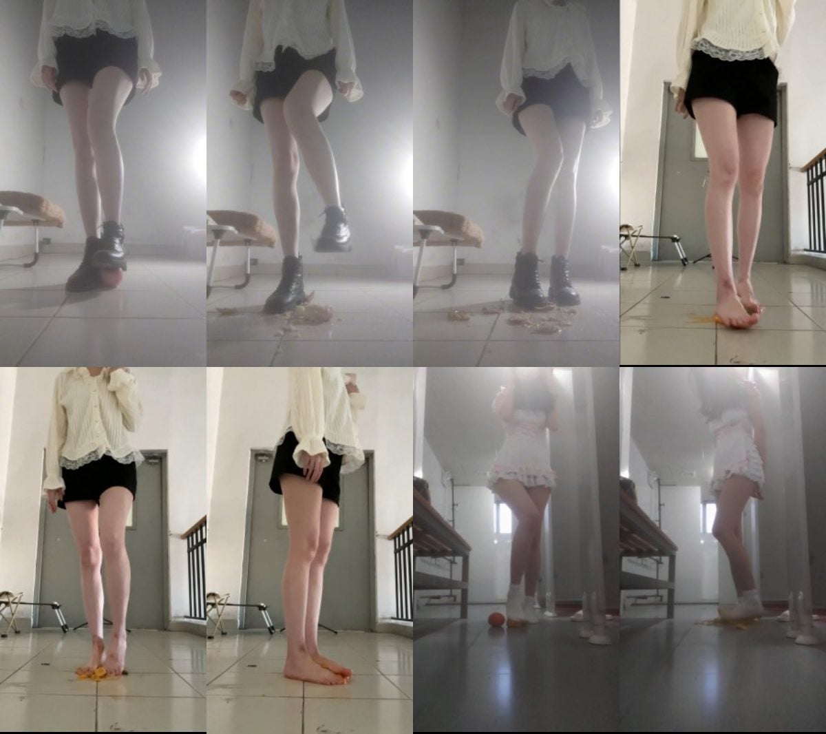 ToKNai | 早期开发影像之985女生公共场合踩食物合集 YC 250805 4-视频截图