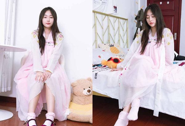 物恋传媒 | 美兔 汉服 布鞋 粉色棉袜 带视频 带视频