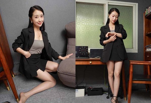 IESS异思趣向 | 丝享家 2095 小婕 黑丝面试官 下
