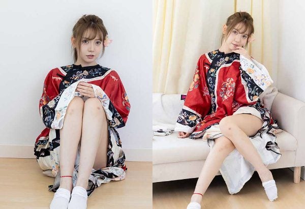 物恋传媒 | 小曦 汉服 布鞋 足袋 白棉袜 带视频
