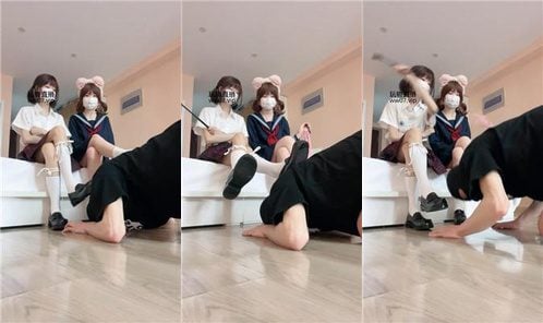 奶味小仙女 | 双S-素人入圈-舔皮鞋白袜-胯下辱 双视角版 bf50841