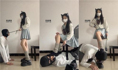 甜恬 | JK洛丽塔S-黑棉袜蹂躏踩狗 bf51099