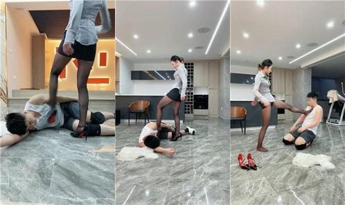 麋鹿银儿 | 高跟踢/踩踏脚耳光/骑马 bf51180