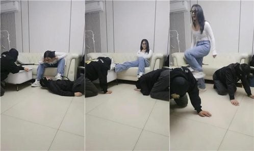 乔伊 | 兄弟奴狂舔脏鞋 双视角版 bf51391