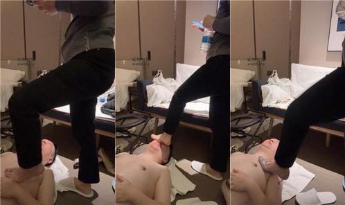 金融女主 | 漱口水浓痰口水吐满脸 JS250109-11