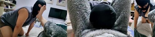 小羊咩咩 | 家奴下跪裸足狂舔 JS250109-22