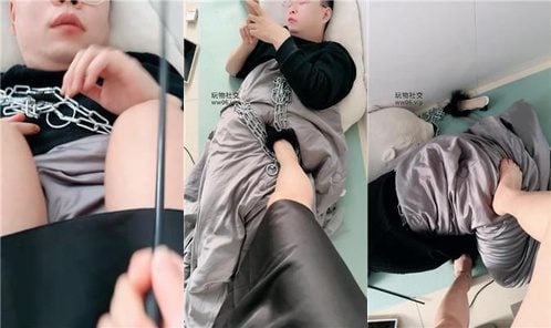 魔蝎 | 铁链捆绑美腿踩虐 JS250109-30