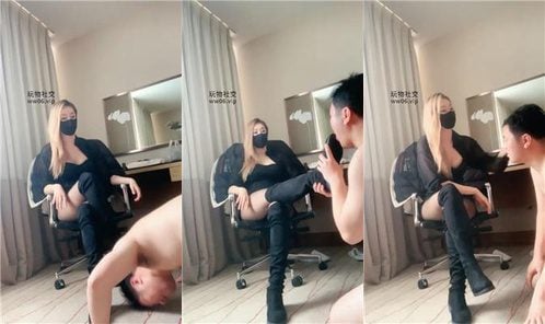 Yu Ye | Office Goddess in Long Boots and Black Stockings Abuses Her Boss (Dual Perspective Version) JS250112-2