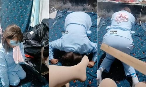 伪娘和人妻 | 蓬头垢面的狗恋足舔 JS250228-21