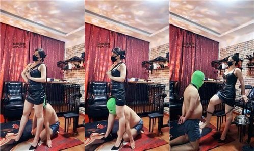冷颜 | 绿帽狗囚禁狗笼/舔吃圣水内裤 JS250301-15