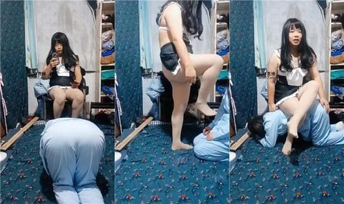 伪娘和人妻 | 恋足调蓬头垢面的狗 JS250302-19